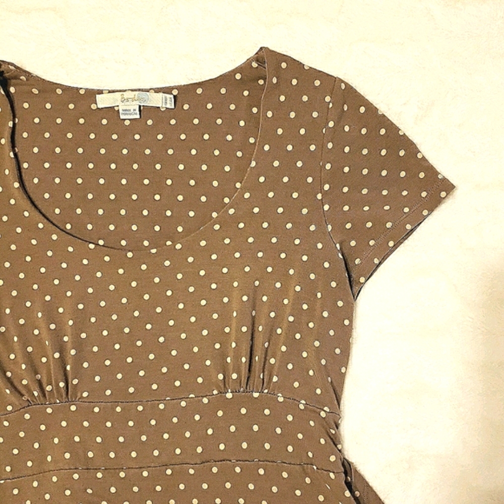 Boden Polka Dot Jersey Dress